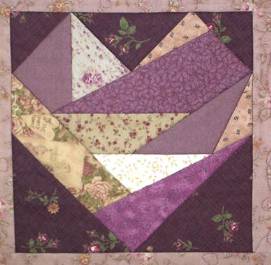Scrappy Heart Cushion