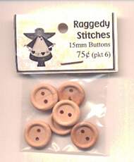 15mm Wood Buttons