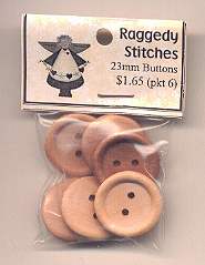 23mm Wood Buttons