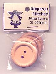 30mm Wood Buttons